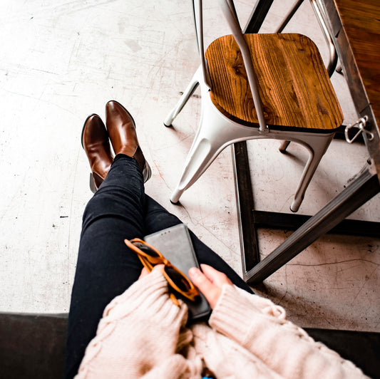Shopping for boots in your convenience.