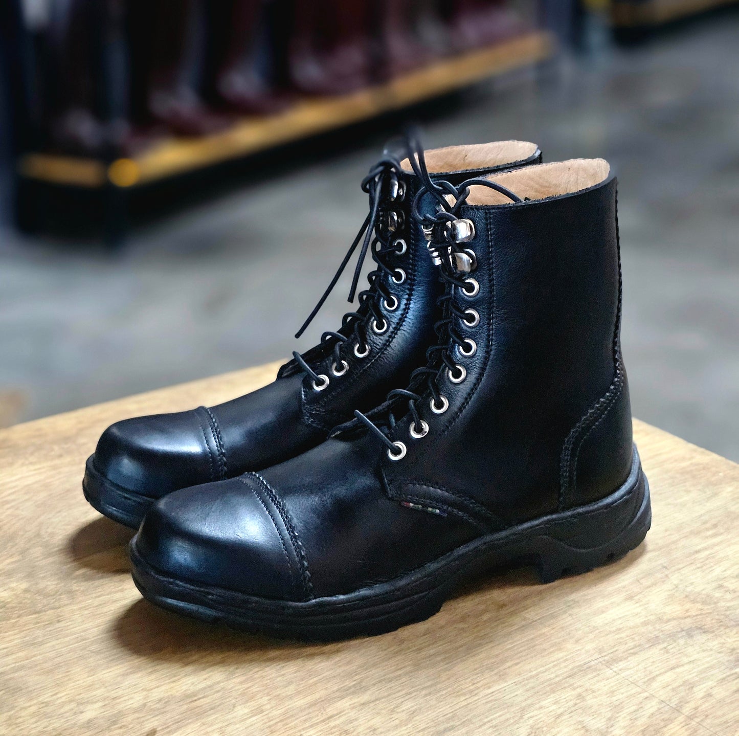 Miro Leather Work Boot - Hello Quality Collection