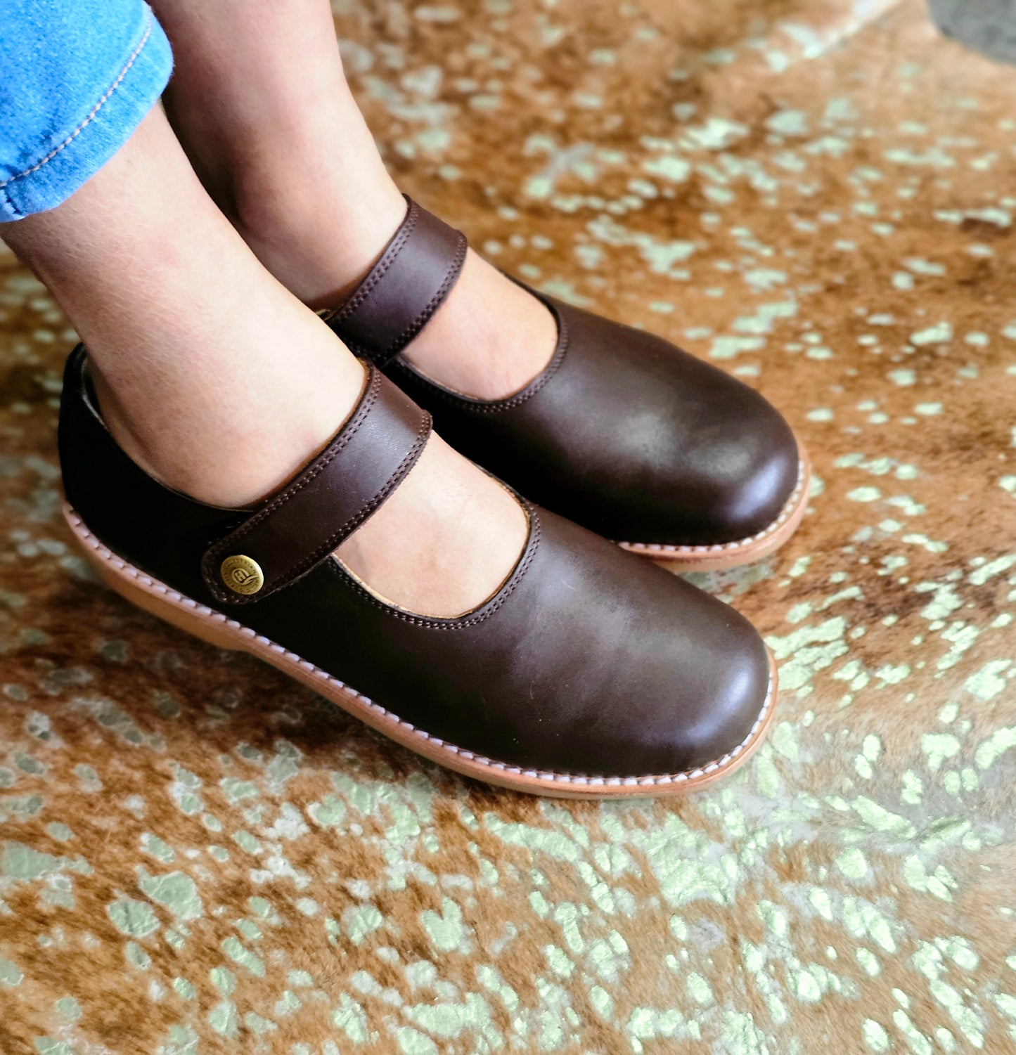 Mary Jane Leather Shoe