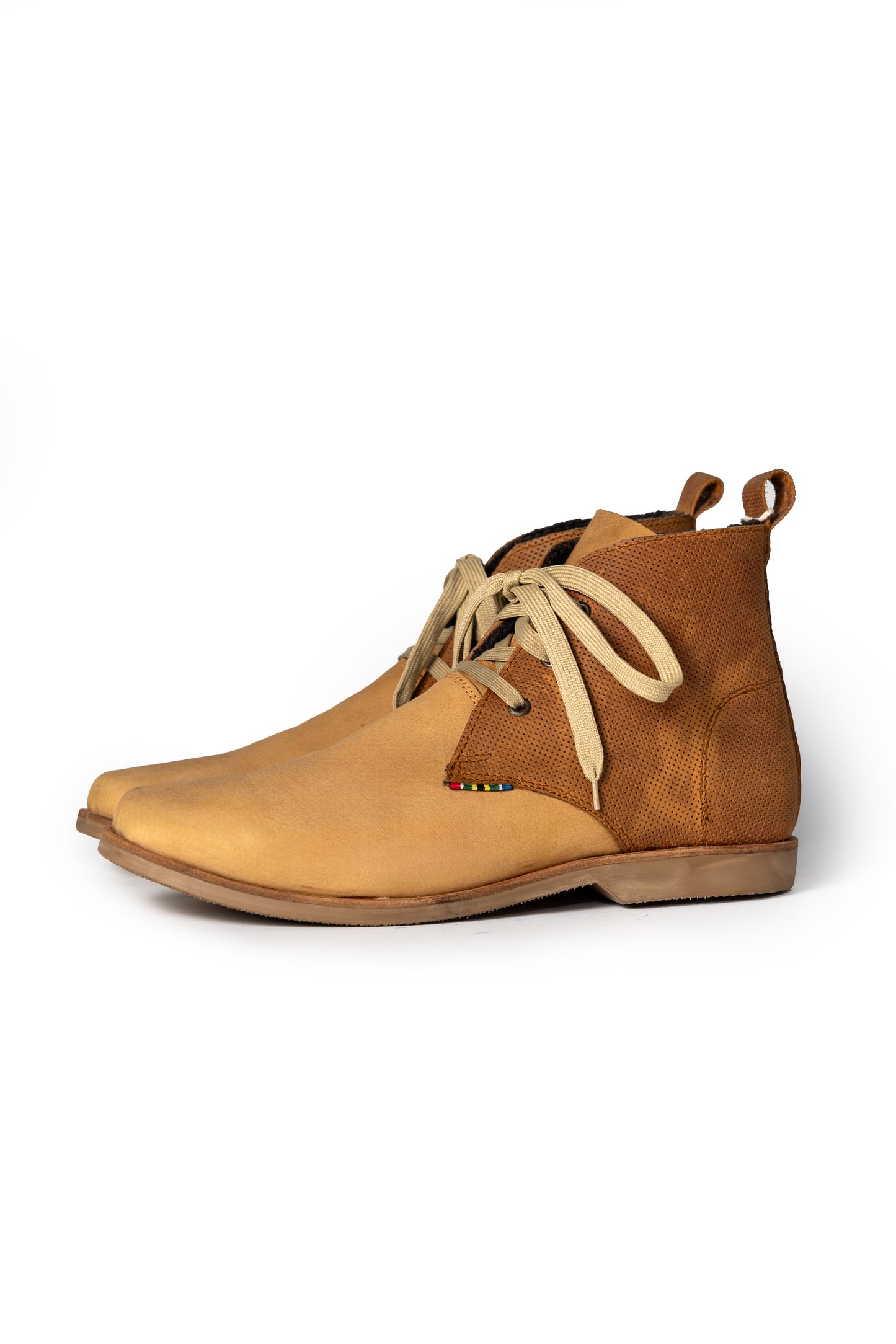 Chukka Two-Tone Leather Boot - Hello Quality Collection