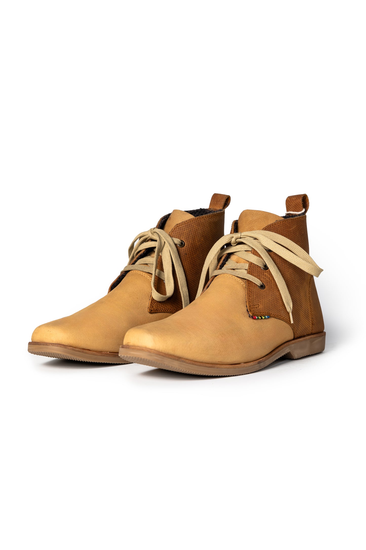 Chukka Two-Tone Leather Boot - Hello Quality Collection
