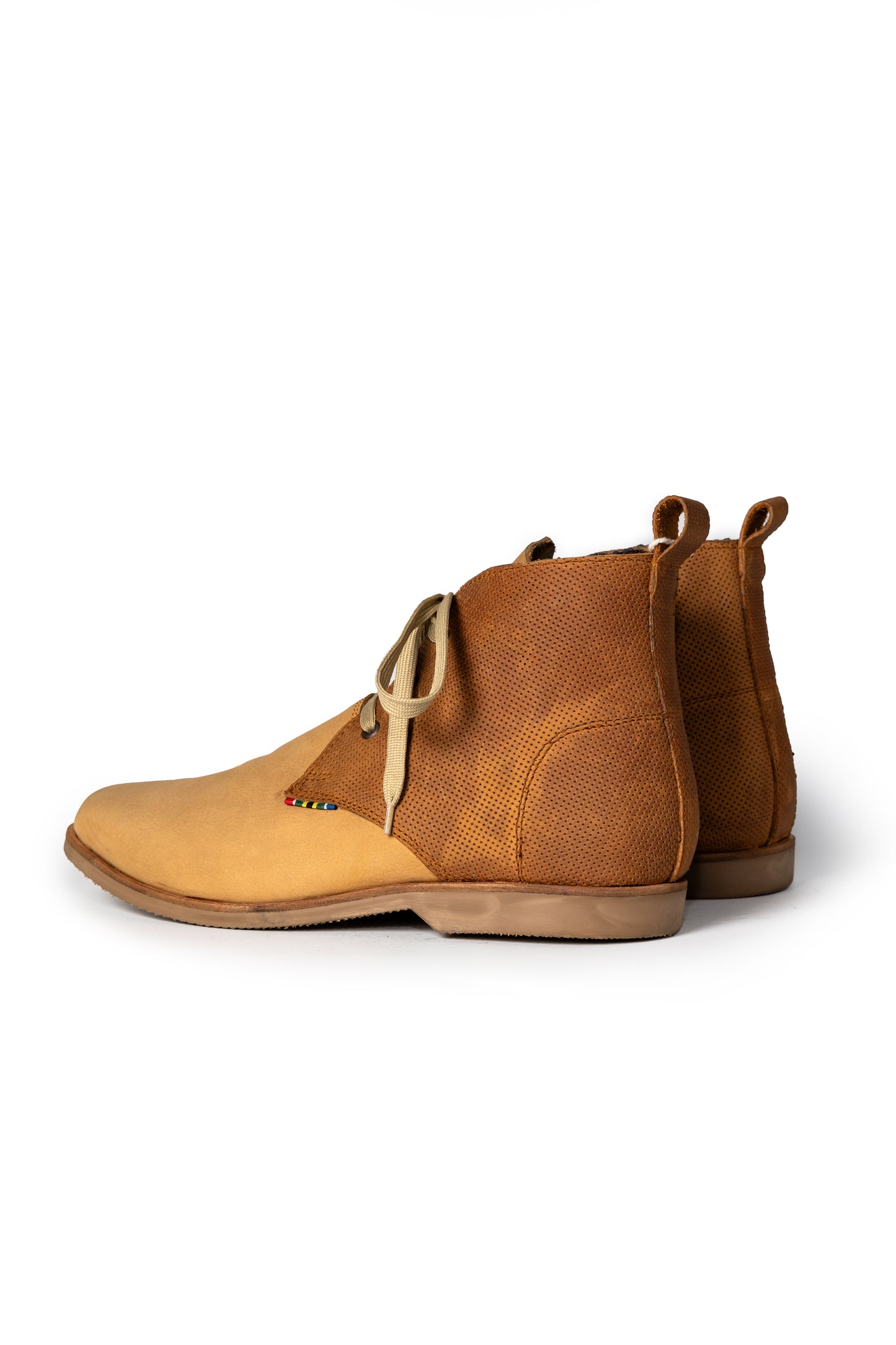 Chukka Two-Tone Leather Boot - Hello Quality Collection