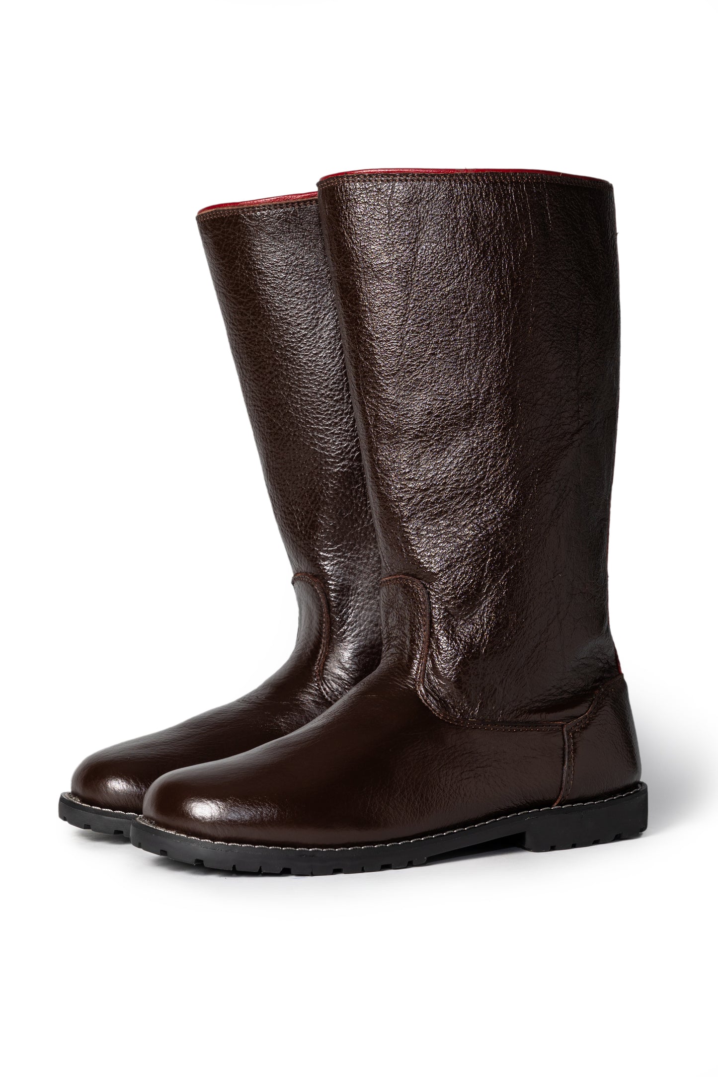 Messo Midcalf Leather Boots - Hello Quality Collection