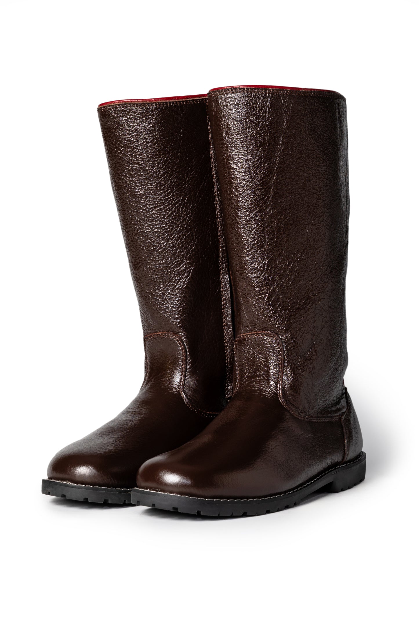 Messo Midcalf Leather Boots - Hello Quality Collection
