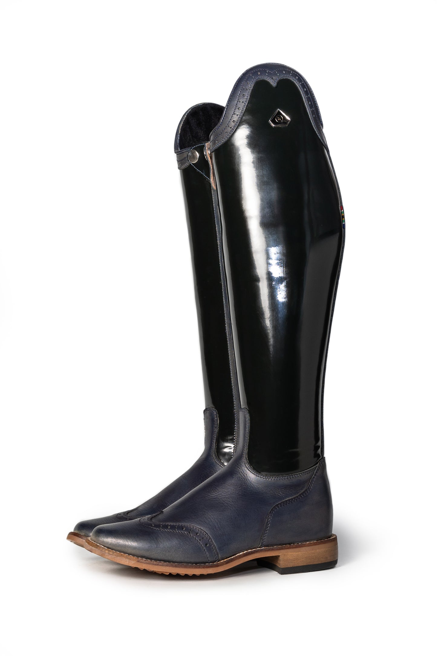 Danai Patent Ladies Long Riding Boot - Hello Quality Collection