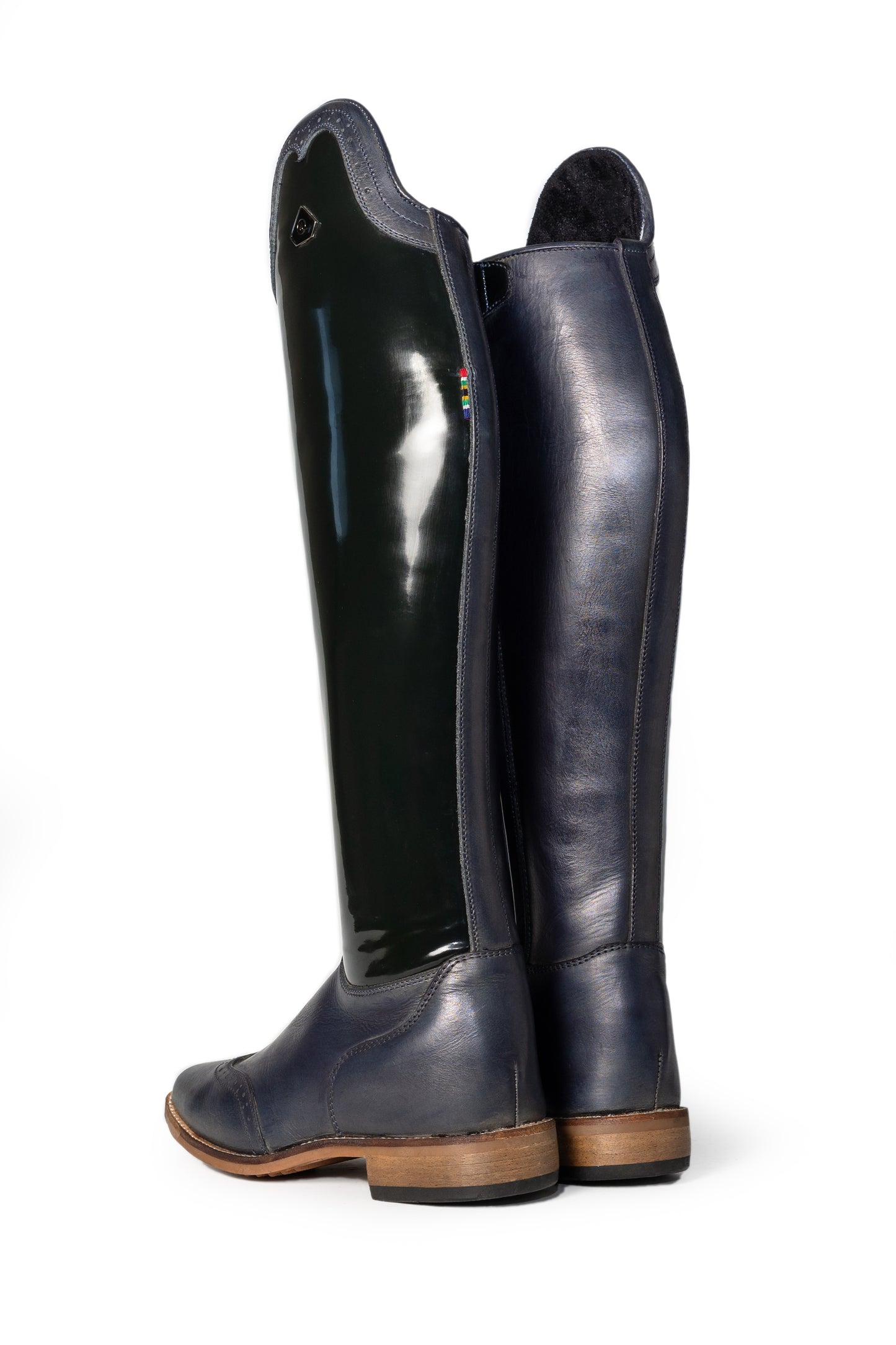 Danai Patent Ladies Long Riding Boot - Hello Quality Collection