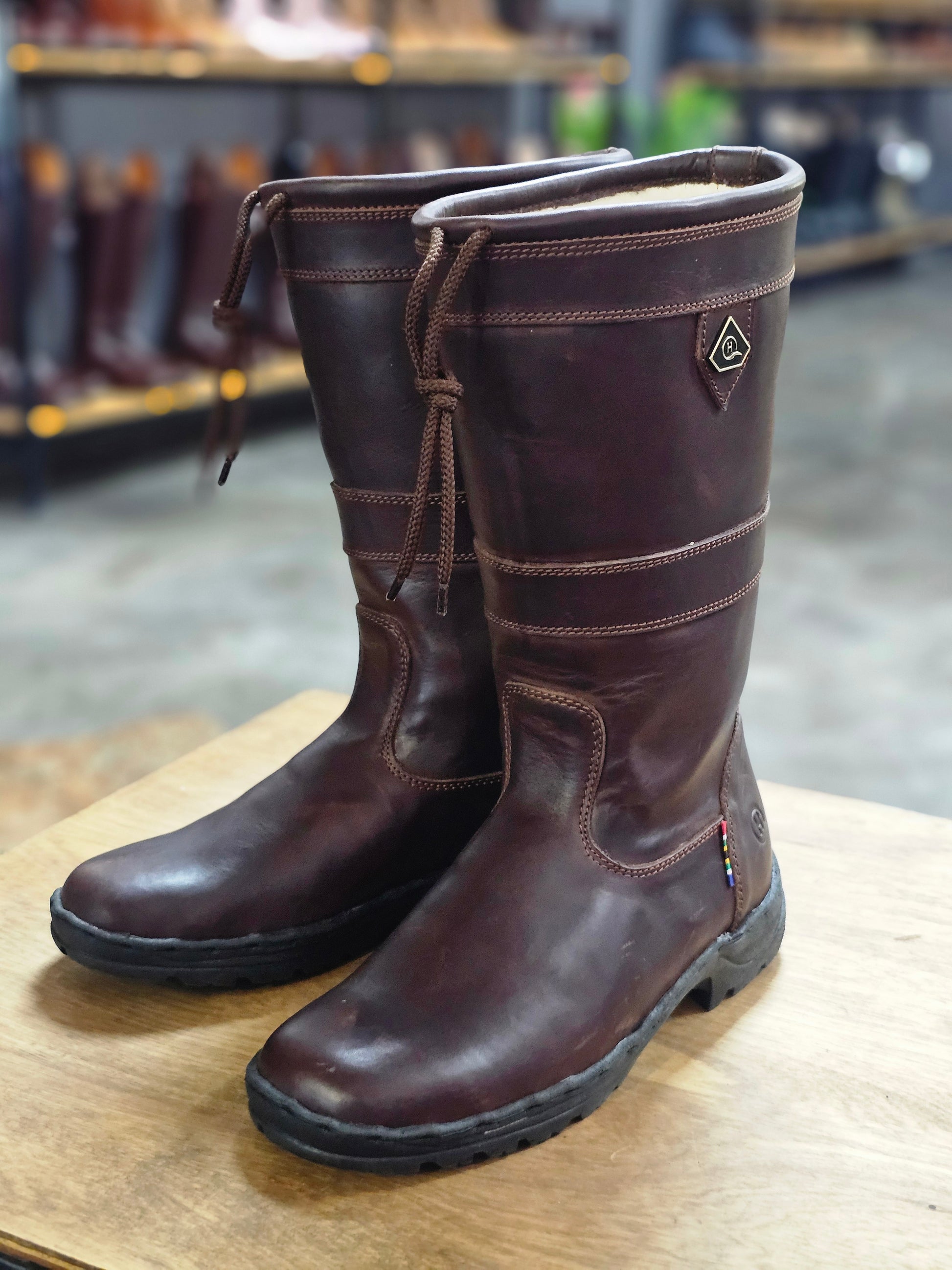 Sango Midcalf Country  Leather Boot - Hello Quality Collection