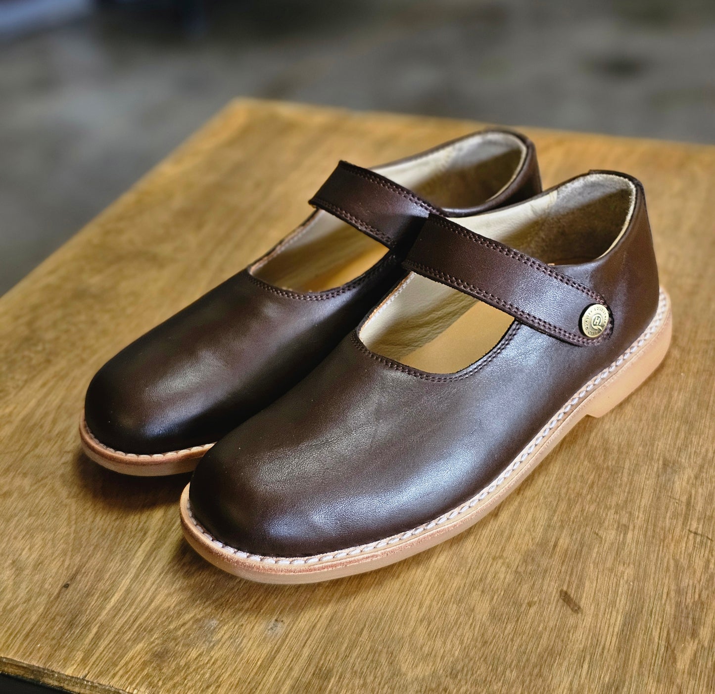 Mary Jane Leather Shoe
