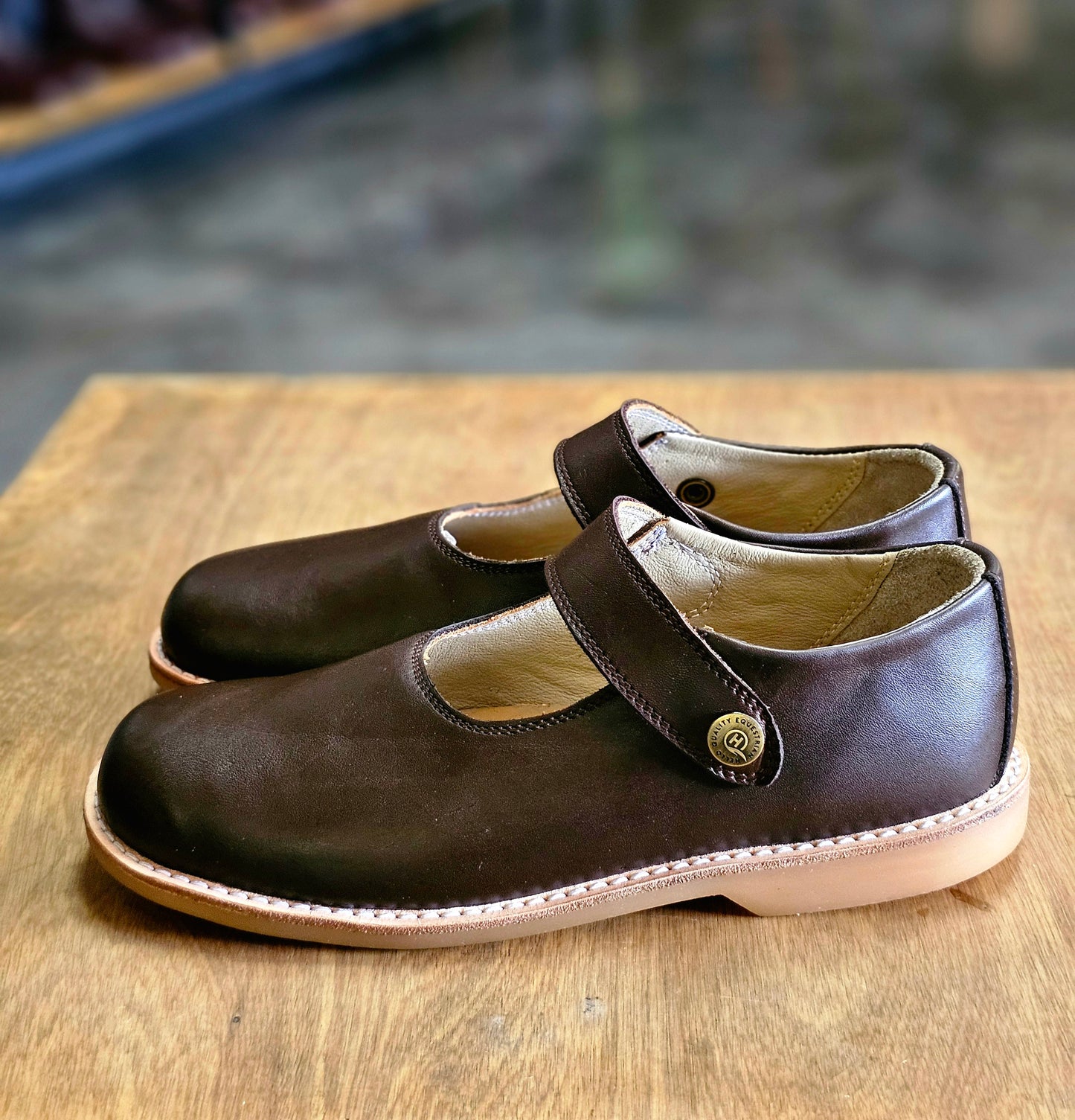Mary Jane Leather Shoe
