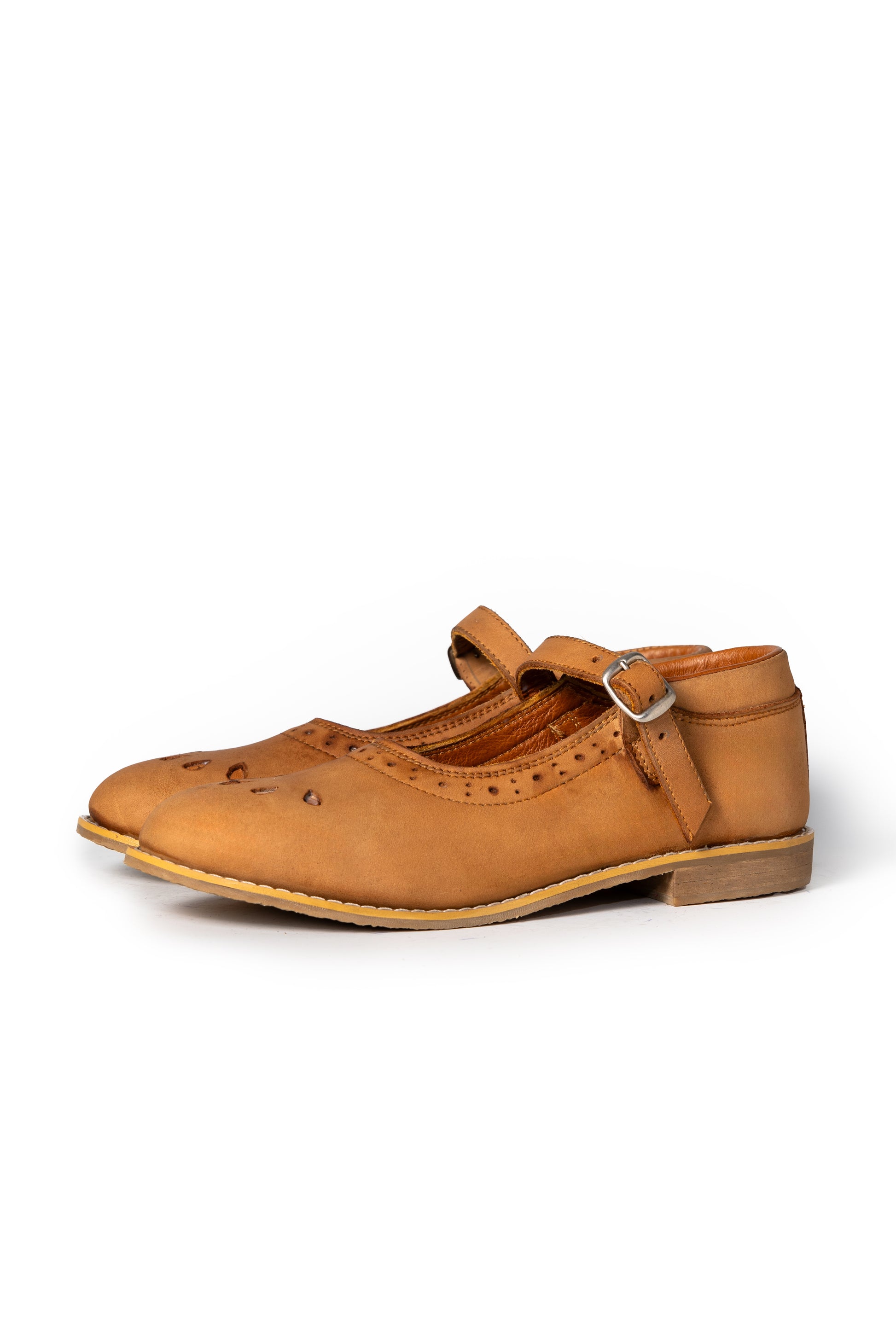 Emma Brogue Leather  Shoes - Hello Quality Collection
