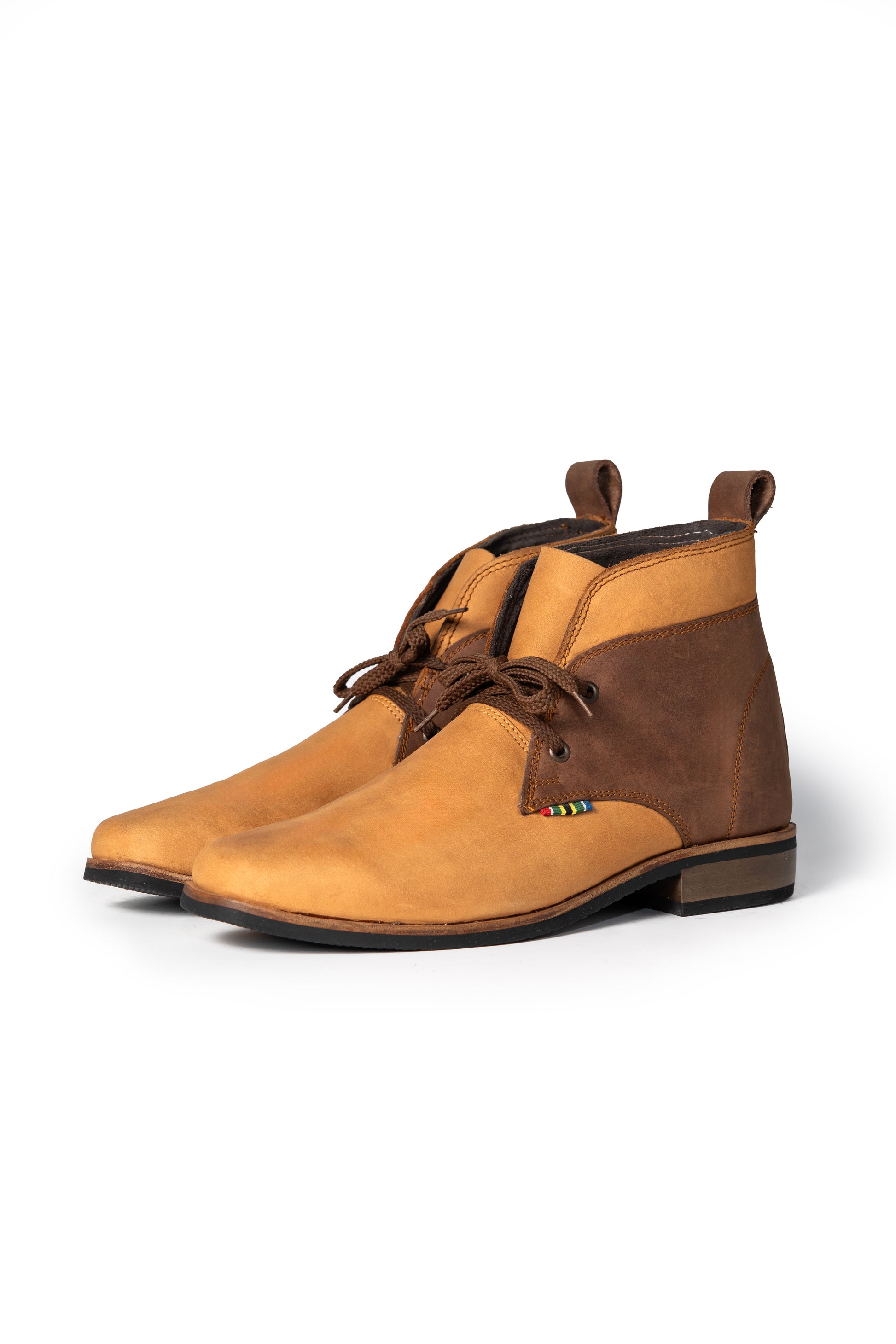 Chukka Two-Tone Leather Boot - Hello Quality Collection