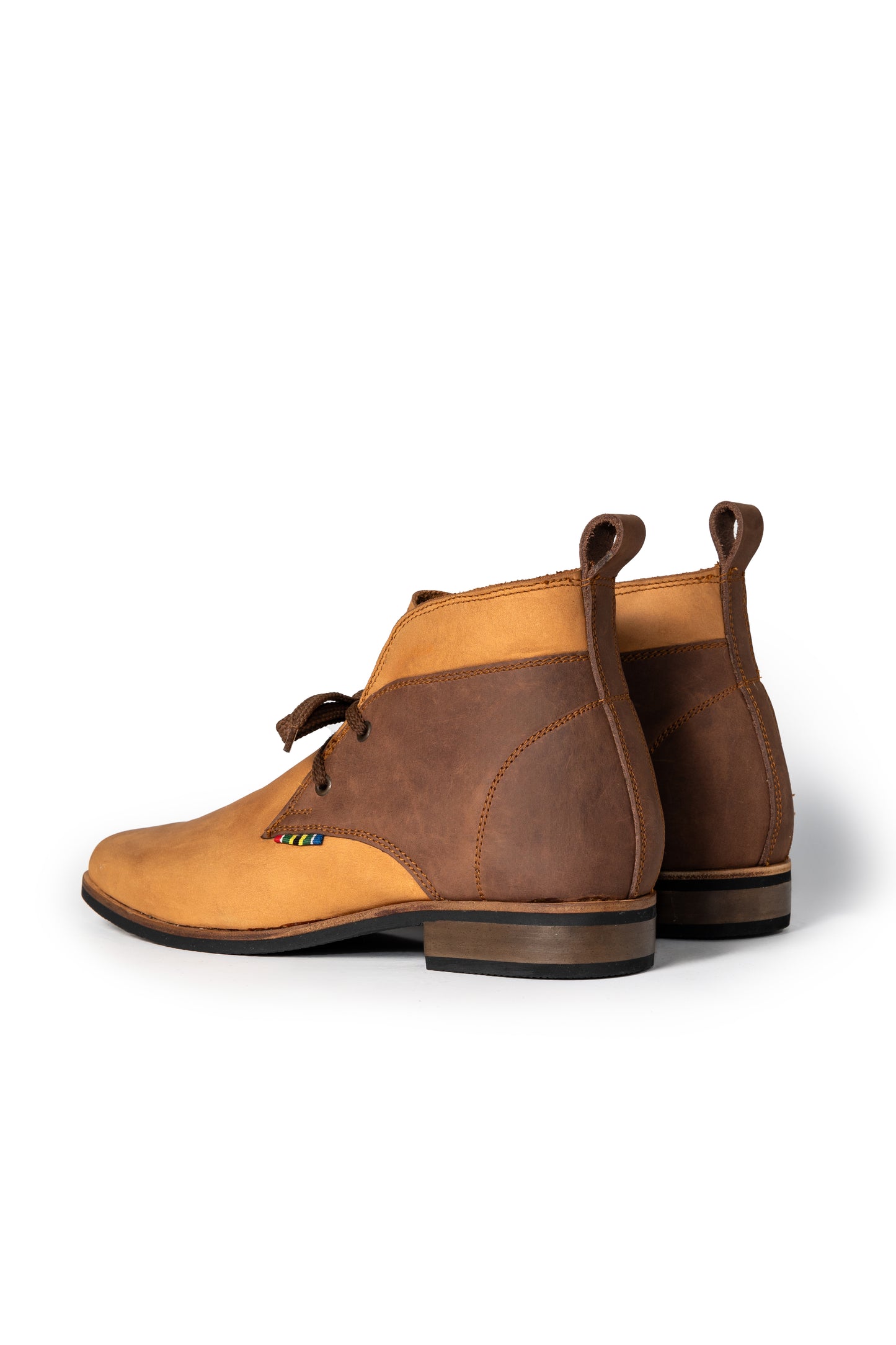 Chukka Two-Tone Leather Boot - Hello Quality Collection