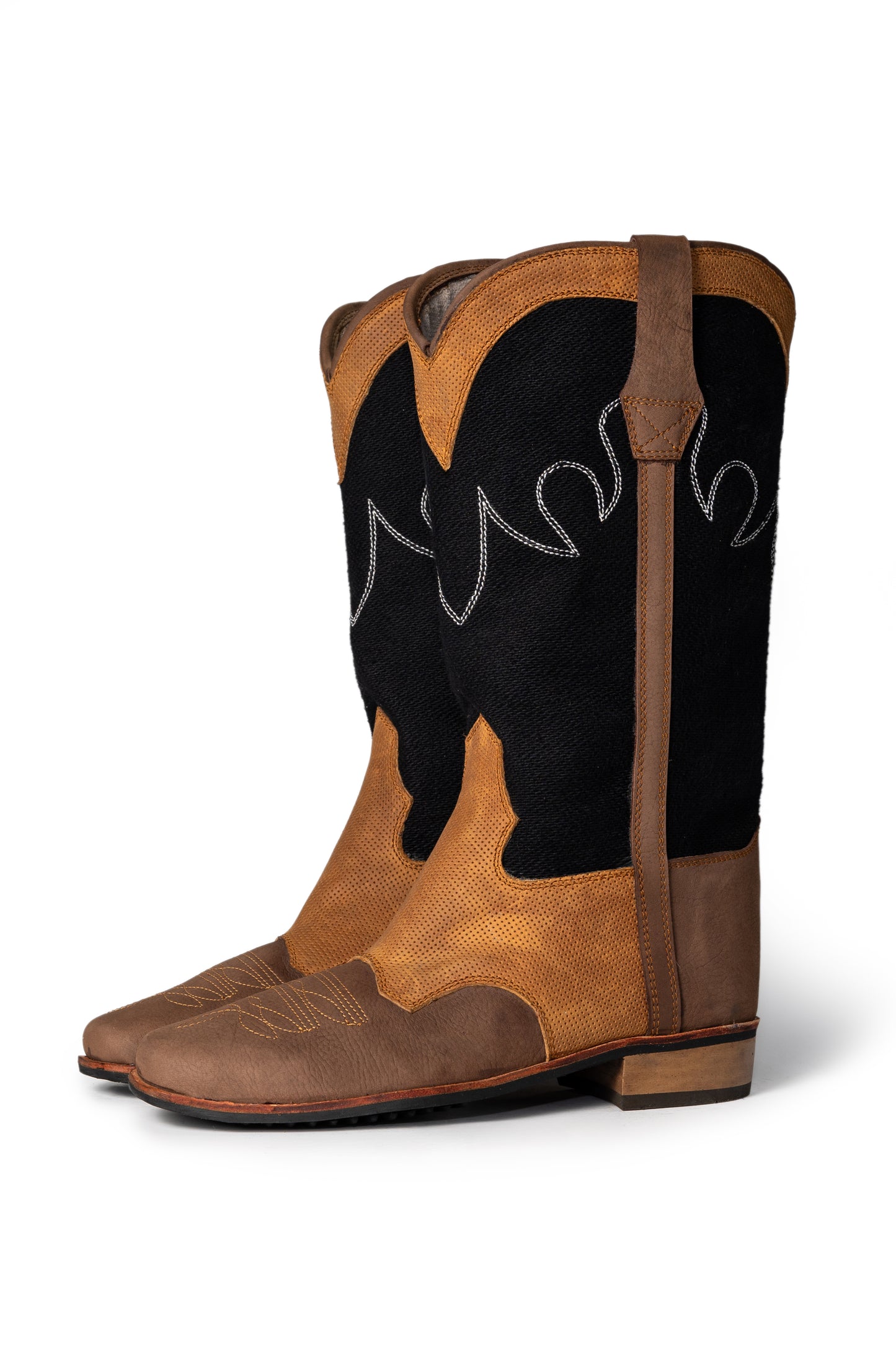 Jerry Detailed tri-colour Cowboy Boots - Hello Quality Collection