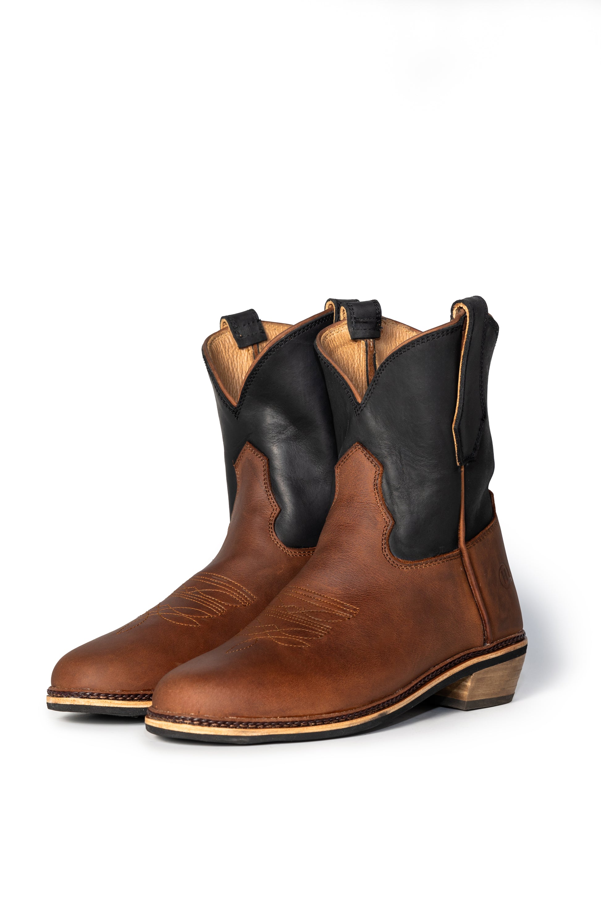 Mera Cowboy Leather Boots - Hello Quality Collection